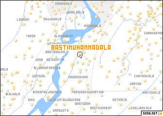 map of Basti Muhammad Āla