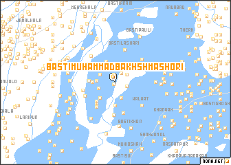 map of Basti Muhammad Bakhsh Mashori