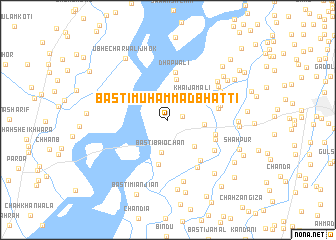 map of Basti Muhammad Bhatti