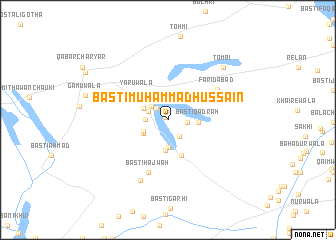 map of Basti Muhammad Hussain