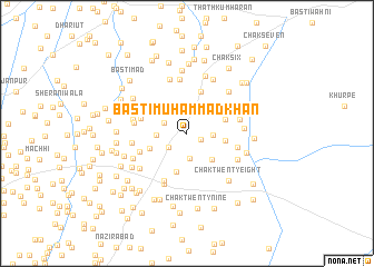 map of Basti Muhammad Khān