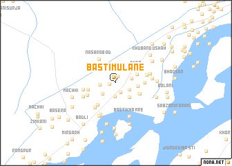 map of Basti Mulāne
