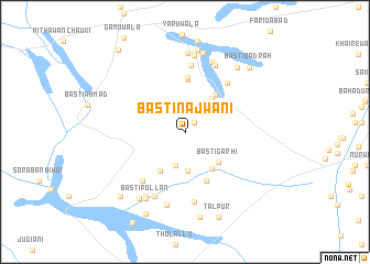 map of Basti Najwāni