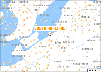map of Basti Naqalīāndi
