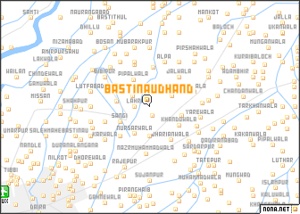 map of Basti Nau Dhand