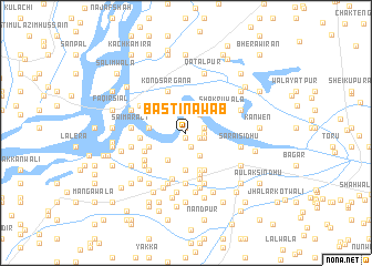 map of Basti Nawāb