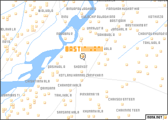 map of Basti Niwāni