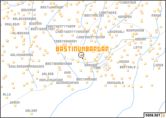 map of Basti Numbardār