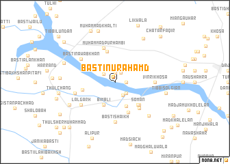map of Basti Nūr Ahamd