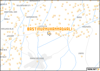 map of Basti Nūr Muhammadwāli