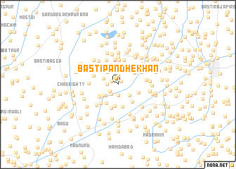 map of Basti Pāndhe Khān