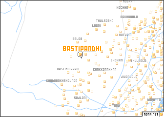 map of Basti Pāndhi