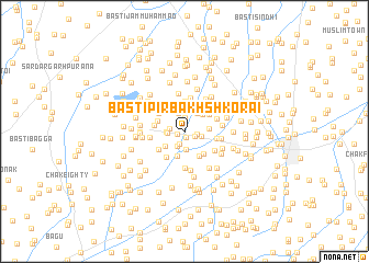 map of Basti Pīr Bakhsh Korāi