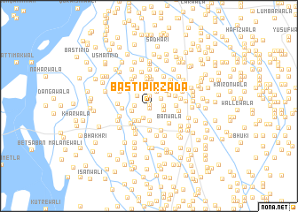 map of Basti Pīrzāda