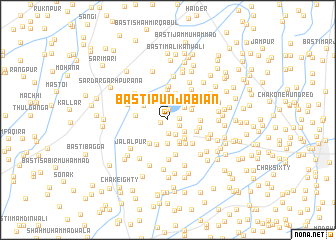 map of Basti Punjābiān