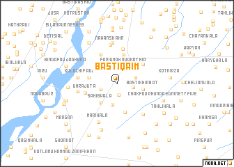 map of Basti Qāim