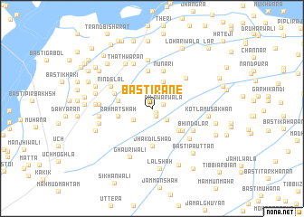 map of Basti Rāne