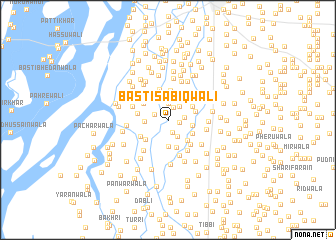 map of Basti Sābiqwāli