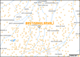 map of Basti Sāhu Lārwāli