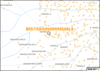 map of Basti Said Muhammadwāla