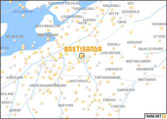 map of Basti Sanda