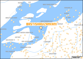 map of Basti Shādi Zamkāni