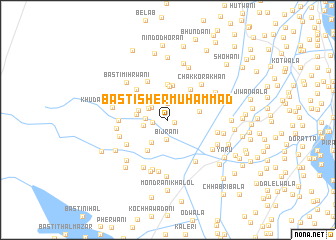 map of Basti Sher Muhammad