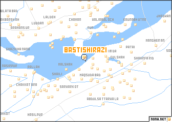 map of Basti Shīrāzi