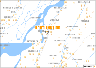 map of Basti Shutiān