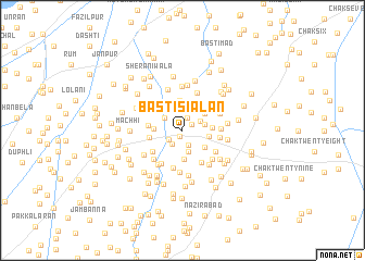 map of Basti Siālān