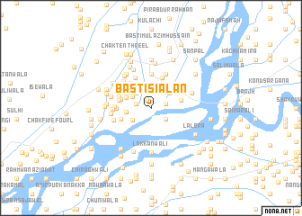 map of Basti Siālān