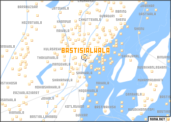 map of Basti Sīālwāla