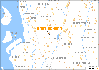 map of Basti Sohāra