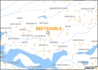 map of Basti Sūīwāla
