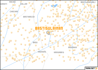 map of Basti Sulaimān