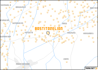 map of Basti Tareliān