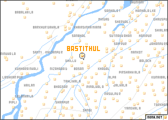 map of Basti Thul