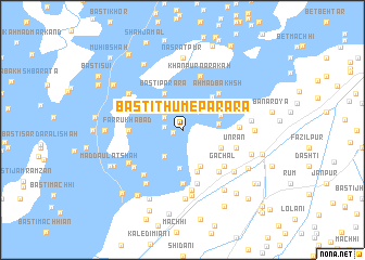map of Basti Thume Parāra