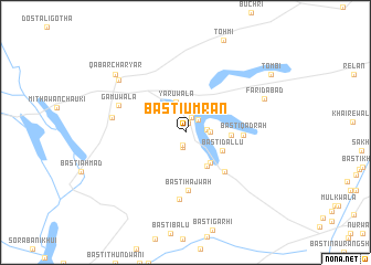 map of Basti Umrān