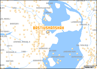 map of Basti Usmān Shāh