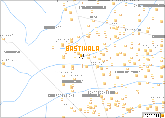 map of Bastīwāla