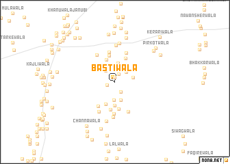 map of Bastiwāla