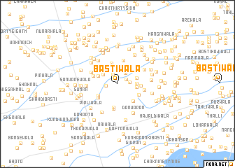 map of Bastiwāla