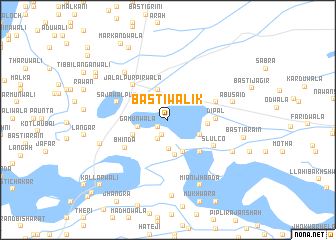 map of Basti Walik