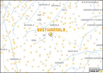 map of Basti Warnāla