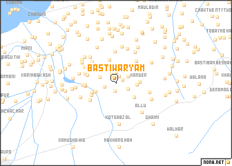 map of Basti Waryām