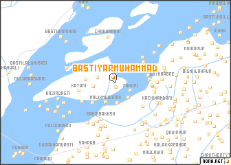 map of Basti Yār Muhammad