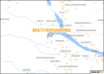 map of Basti Yār Muhammad