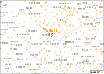 map of Basti