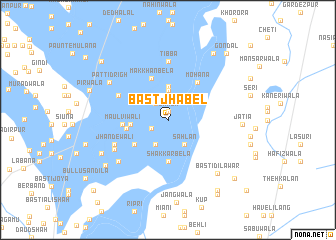 map of Bast Jhabel